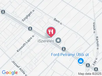 Primus Manufaktúra Budapest a térképen