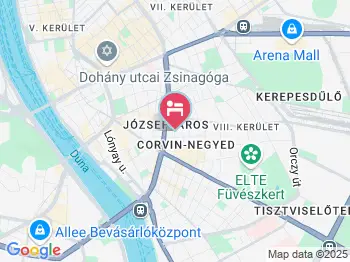 Prince Apartments Budapest a térképen