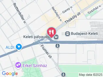 Princess Bakery & Bistro - Keleti Pályaudvar Budapest a térképen
