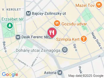 Printa Budapest a térképen