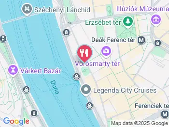 Promenád étterem cafe bar pub Budapest a térképen