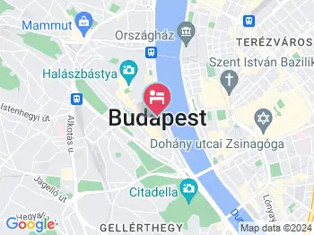 Promenade City Hotel Budapest a térképen