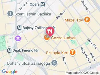 PUBLiCUM - Gozsdu Udvar Budapest a térképen