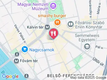 Púder Bárszínház Budapest a térképen