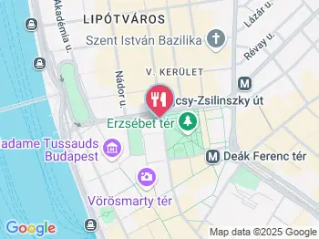 Quán Nón Vietnámi Étterem - Erzsébet tér Budapest a térképen