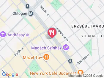 Quán Nón - Erzsébet körút Budapest a térképen