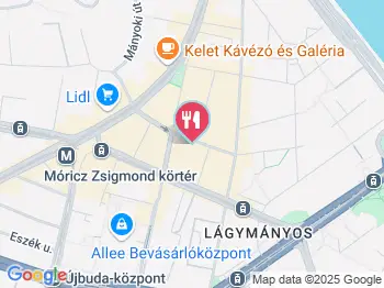 Quán Nón Vietnámi Étterem - Lágymányosi utca Budapest a térképen