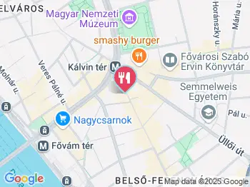 Ráday Kis Csárda Budapest a térképen