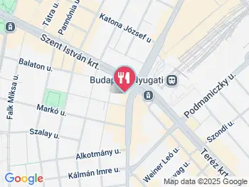 Rain Coffee Budapest a térképen