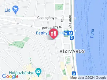 Rajkai Espresso Budapest a térképen