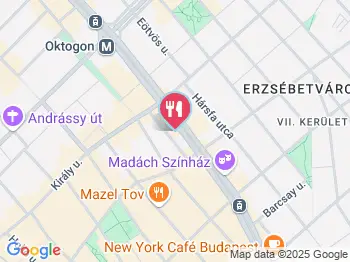 Raklap Bár Burger Budapest a térképen