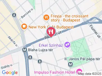 Rákóczi Grillház Budapest a térképen