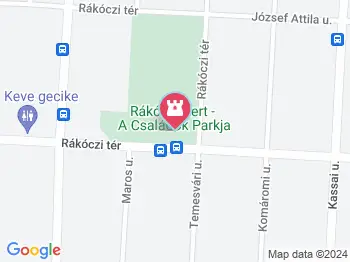 Rákóczi Kert - A Családok Parkja Budapest a térképen