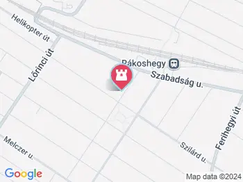 Rákoshegyi víztorony Budapest a térképen