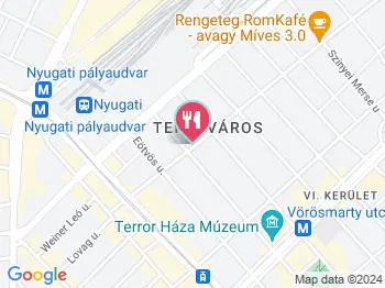 Rakwa Café Budapest a térképen