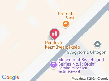 Randevú kézműves pékség Budapest a térképen