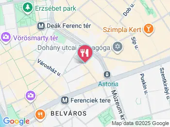 Random Bagel Bar Budapest a térképen