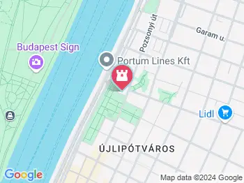 Raoul Wallenberg-emlékmű Budapest a térképen