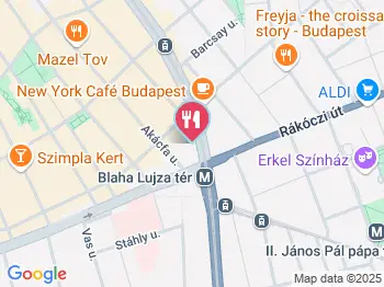 Rapaz Budapest a térképen