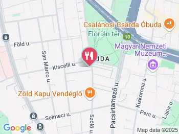 Ray Bá Street Food Kézműves Hamburgerek Budapest a térképen