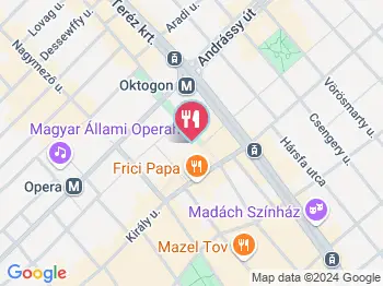 Red Lantern Budapest a térképen
