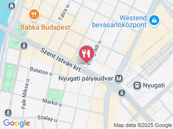 Red Pepper Budapest a térképen