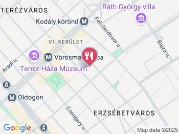 Regős Vendéglő Budapest a térképen