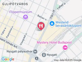 Relax Burger Bar Nyugati Budapest a térképen