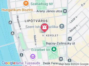 Rendőr szobor Budapest a térképen