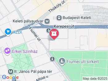 Rendőrmúzeum Budapest a térképen