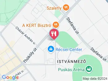 Repeta Bisztró - Récsei Center Budapest a térképen