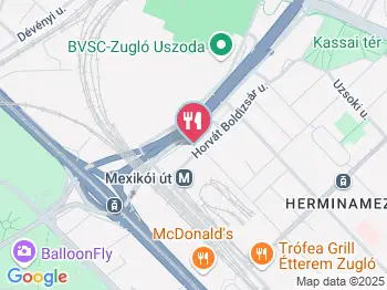 Retró Büfé Lángos-Palacsintázó - Mexikói út Budapest a térképen