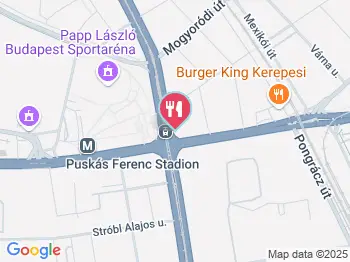 Retro Étterem & Pizzéria & Bár Budapest a térképen