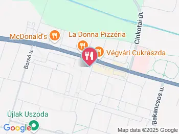 Retroburger Budapest a térképen