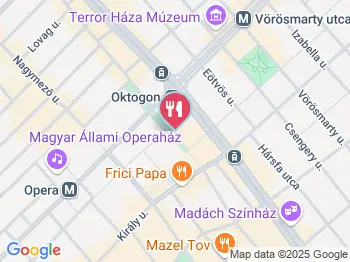 Rézangyal Mediterran Bistro Budapest a térképen