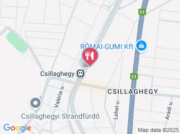 Rézpatkó Vendéglő Budapest a térképen