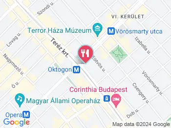 Ribster American Bar & Grill - Oktogon Budapest a térképen