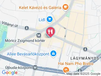 Lakat S1 Pub Budapest a térképen