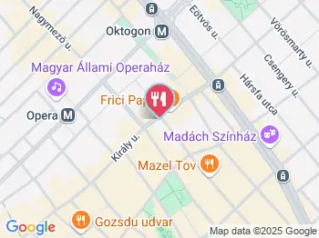 Richies Coffee & Sandwich Budapest a térképen