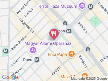 Ring Café & Gourmet Burger Bar Budapest a térképen