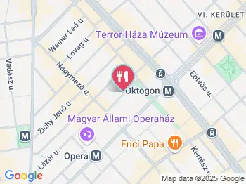 Ristorante Krizia Budapest a térképen