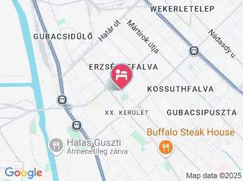 Rita Panzió Budapest a térképen