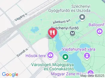 Robinson Restaurant Budapest a térképen