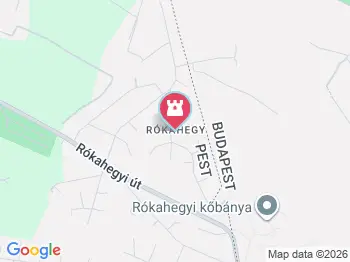 Róka-hegy Budapest a térképen