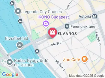 Rollerező Budapest a térképen