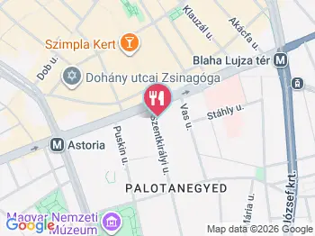 Rolling Brunch & Pasta Budapest a térképen