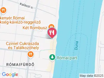 Római Beach Étterem & Club Budapest a térképen