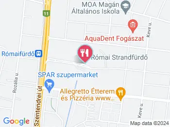 Római Büfé - Étterem Grabowsky Budapest a térképen