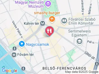 Rombusz Terasz Budapest a térképen