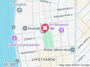 Ronald Reagan szobra Budapest a térképen